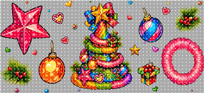 16oz Christmas-S  2051